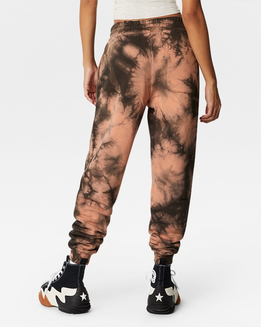 Women's Converse Go-To Standard Fit Fleece Pants Brown | AU 9438CG